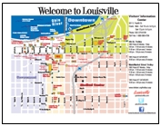 Louisville Skywalk Map